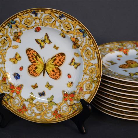 versace platte löwe|versace dinnerware for sale.